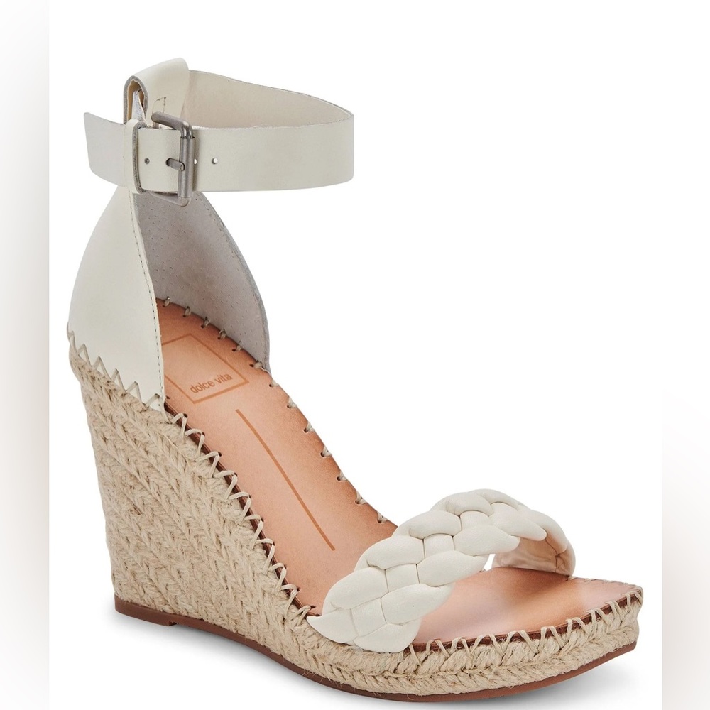 Dolce Vita Women's Nilton Ankle Strap Espadrille Wedge Sandals